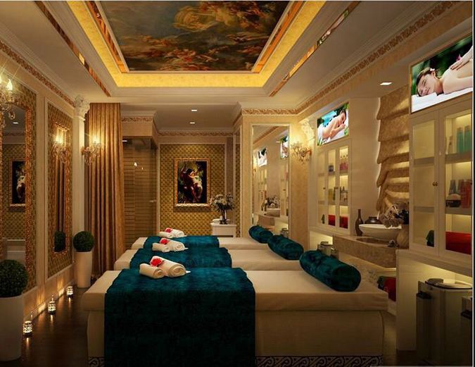 thiết kế nội thất spa mini